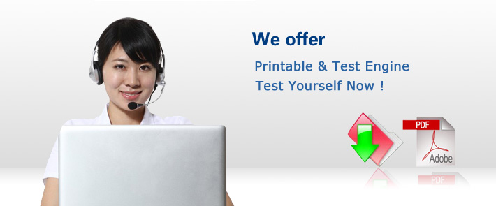 We offer  Printable & Test Engine 